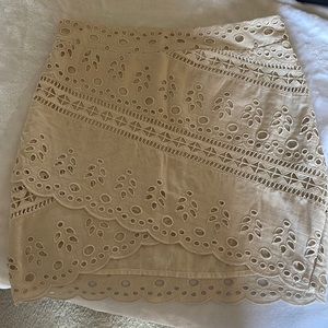 H&M Eyelet Skirt